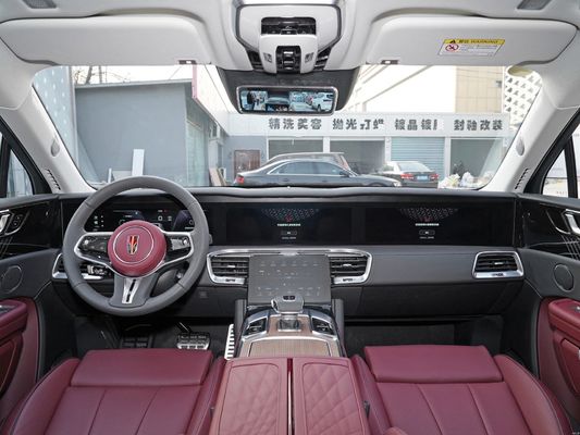 Έξι θέσεις Hongqi E-hs9 2023 2024 Σημαντικό ηλεκτρικό όχημα με 3110mm τροχοπέδη