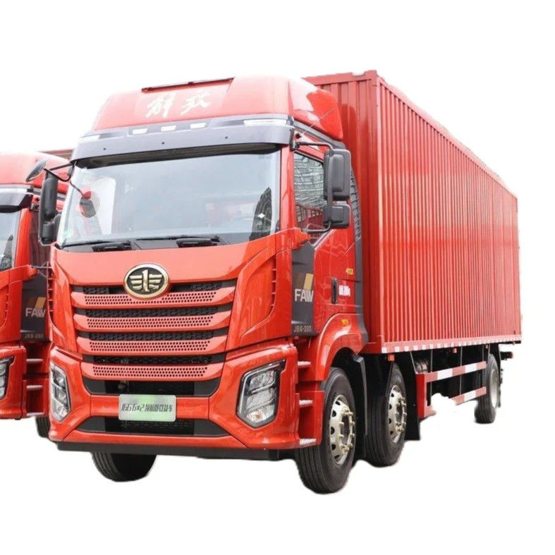 FAW Jiefang J6G Μεσαίο φορτηγό 6x2 φορτηγό 7-10 τόνων 8 τροχούς Φράχτης φορτηγό Μεταφορικό όχημα